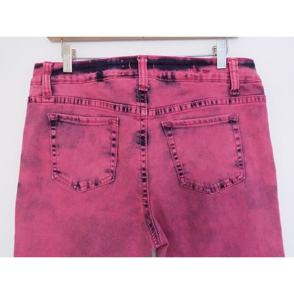 Soundgirl pink dyed jeans size 15 Junior - Picture 4 of 7